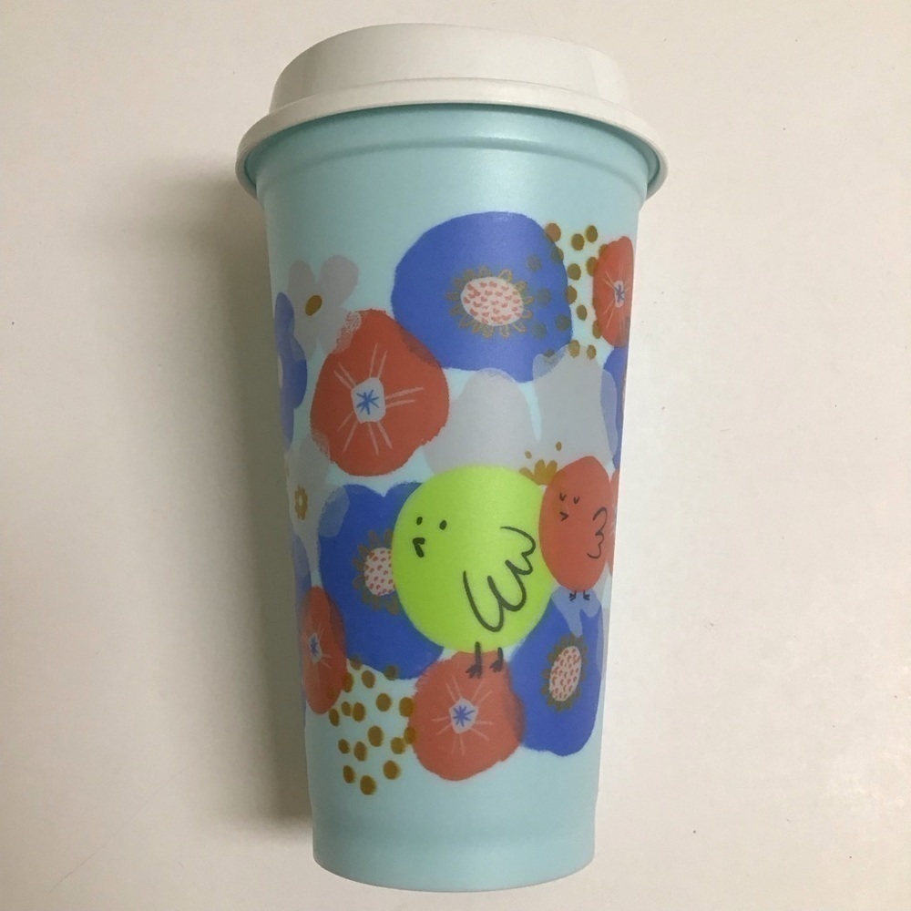Starbucks Easter Chick Reusable Plastic Hot/Cold Cup 16 oz. With Lid 2013 Spring - Picture 11 of 11